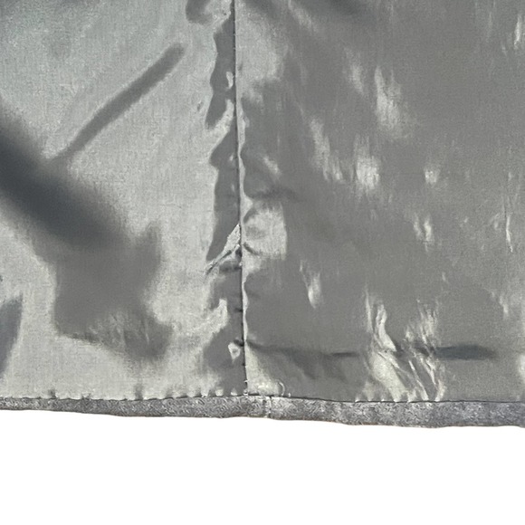 H&M Divided Faux Suede Blue Mini Skirt Plus Size Full Zip Lined Women Size 14 - Picture 5 of 8